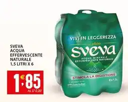 Sisa Sveva acqua effervescente naturale offerta