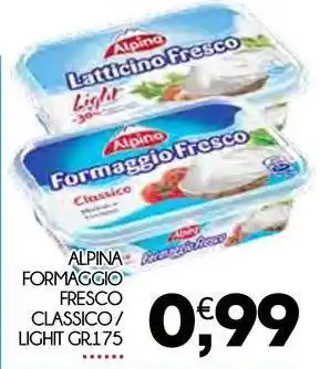 Enne Market ALPINA Formaggio fresco classico/ light offerta