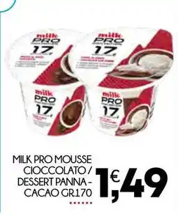 Enne Market MILK PRO mousse cioccolato/ dessert panna- cacao offerta