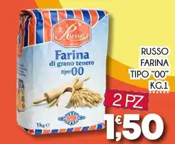 Enne Market RUSSO Farina τιρο "00" offerta