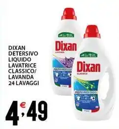 Sisa Dixan detersivo liquido lavatrice classico/ lavanda offerta