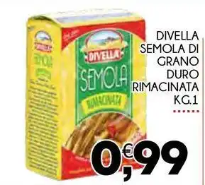 Enne Market DIVELLA Semola di grano duro rimacinata offerta