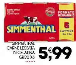 Enne Market SIMMENTHAL carne lessata in gelatina offerta