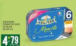 Sisa Asdomar tonno in olio di oliva offerta