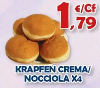 Mercogel Krapfen crema/ nocciola x4 offerta