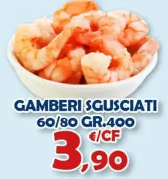 Mercogel Gamberi sgusciati 60/80 offerta