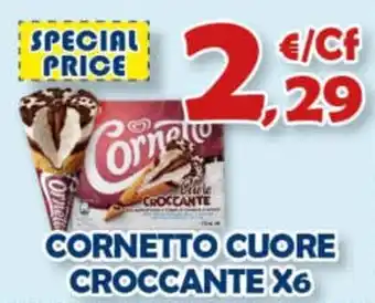 Mercogel Cornetto cuore croccante x6 offerta