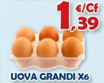 Mercogel Uova grandi x6 offerta