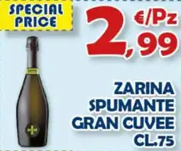 Mercogel Zarina spumante gran cuvee offerta