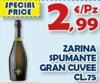 Mercogel Zarina spumante gran cuvee offerta