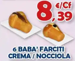 Mercogel 6 baba' farciti crema/nocciola offerta