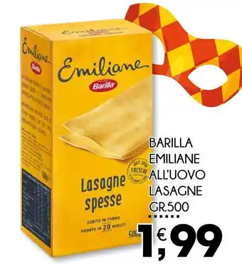 Enne Market BARILLA Emiliane fresche all'uovo lasagne offerta