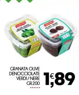 Enne Market GRANATA Olive denocciolate verdi/nere offerta