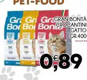 Enne Market GRAN BONTA crocantini gatto offerta