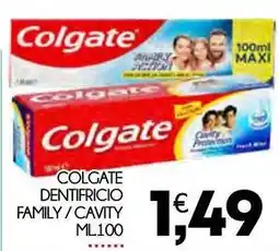 Enne Market COLGATE Dentifricio family/cavity offerta