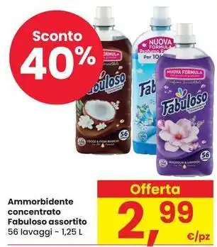 Eurospar Ammorbidente concentrato Fabuloso assortito offerta