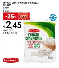 Bennet Funghi champignon surgelati BENNET offerta