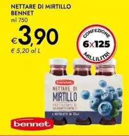 Bennet Nettare di mirtillo BENNET offerta