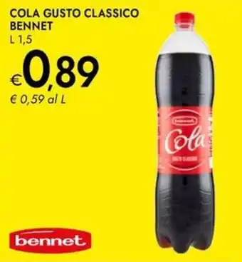 Bennet Cola gusto classico BENNET offerta