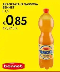 Bennet Aranciata o gassosa BENNET offerta