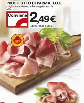 Coop Prosciutto di parma d.o.p. offerta