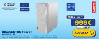 Euronics Lenovo IDEACENTRE TOWER 14IRR9 NON-ES offerta