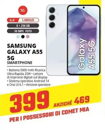 Comet SAMSUNG GALAXY A35 5G SMARTPHONE offerta