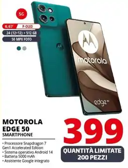 Comet MOTOROLA EDGE 50 SMARTPHONE offerta