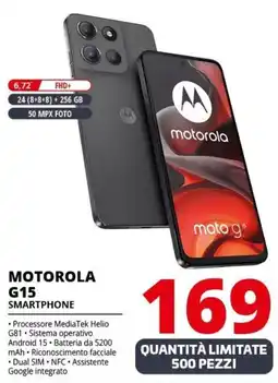 Comet MOTOROLA G15 SMARTPHONE offerta