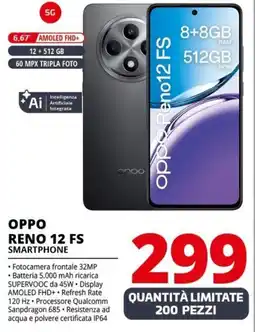 Comet OPPO RENO 12 FS SMARTPHONE offerta