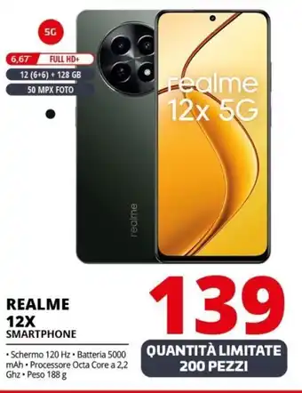 Comet REALME 12X SMARTPHONE offerta