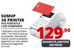 Comet Sumup 3g printer pos portatile con stampante offerta