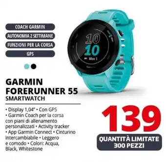 Comet GARMIN FORERUNNER 55 SMARTWATCH offerta