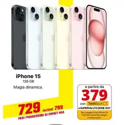 Comet iPhone 15 offerta