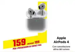 Comet Apple AirPods 4 offerta