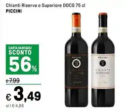 Iper La Grande Chianti Riserva o Superiore DOCG PICCINI offerta