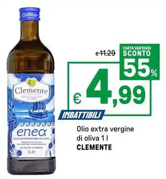 Iper La Grande Olio extra vergine di oliva CLEMENTE offerta