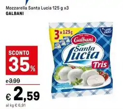 Iper La Grande Mozzarella Santa Lucia GALBANI offerta