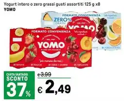 Iper La Grande Yogurt intero o zero grassi gusti assortiti YOMO offerta