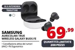 Comet Samsung auricolari true wireless galaxy buds fe offerta