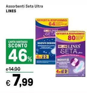 Iper La Grande Assorbenti Seta Ultra LINES offerta