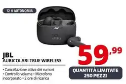 Comet Jbl auricolari true wireless offerta