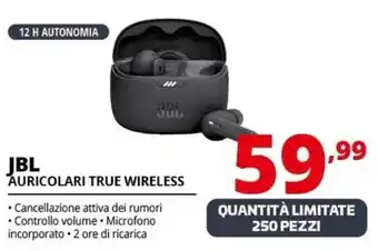 Comet Jbl auricolari true wireless offerta