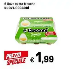 Iper La Grande 6 Uova extra fresche NUOVA COCCODÌ offerta