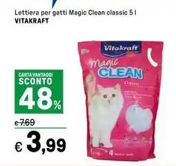 Iper La Grande Lettiera per gatti Magic Clean classic VITAKRAFT offerta