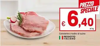 Iper La Grande Cotolette e nodini di suino offerta