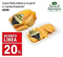 Iper La Grande Linea Pollo intero o in parti a "Lenta Crescita" GUIDI Terra di Romagna offerta