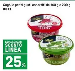 Iper La Grande Sughi e pesti gusti assortiti BIFFI offerta