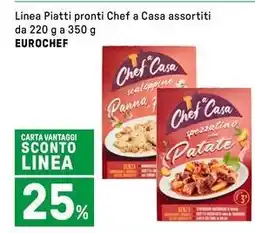 Iper La Grande Linea Piatti pronti Chef a Casa assortiti EUROCHEF offerta