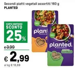 Iper La Grande Secondi piatti vegetali assortiti PLANTED offerta